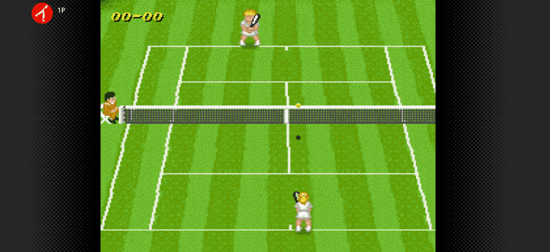 スーパーテニス ワールドサーキットのゲーム画面