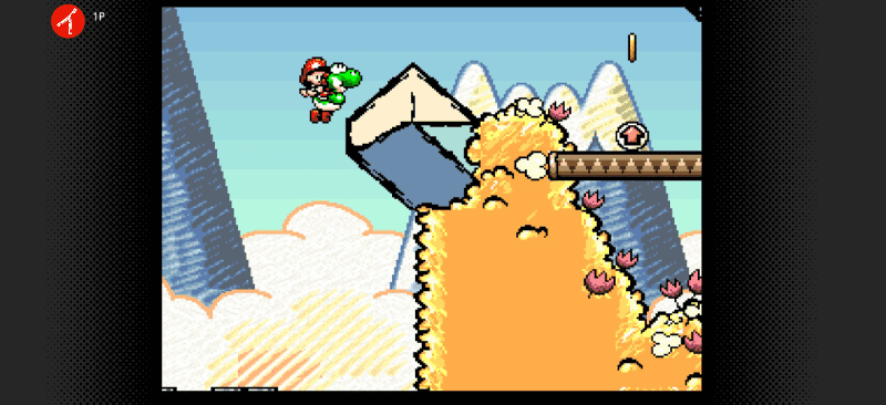 スーパーマリオ ヨッシーアイランドのゲーム画面