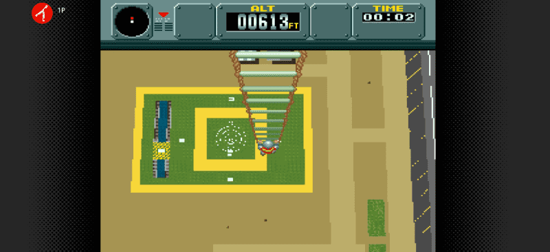 パイロットウイングスのゲーム画面
