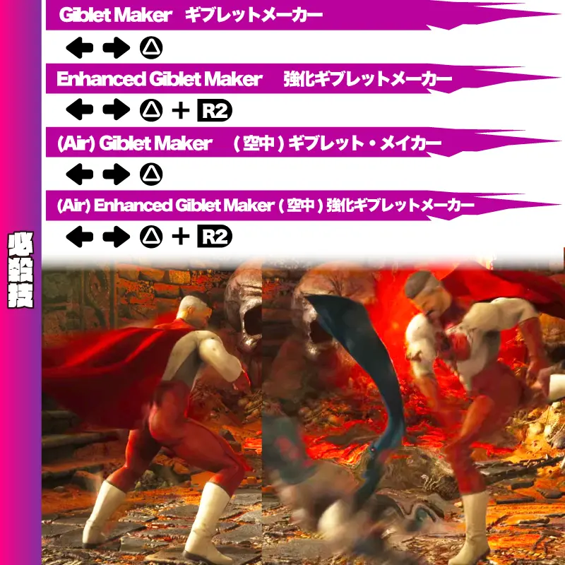 オムニマン 必殺技2コマンド表