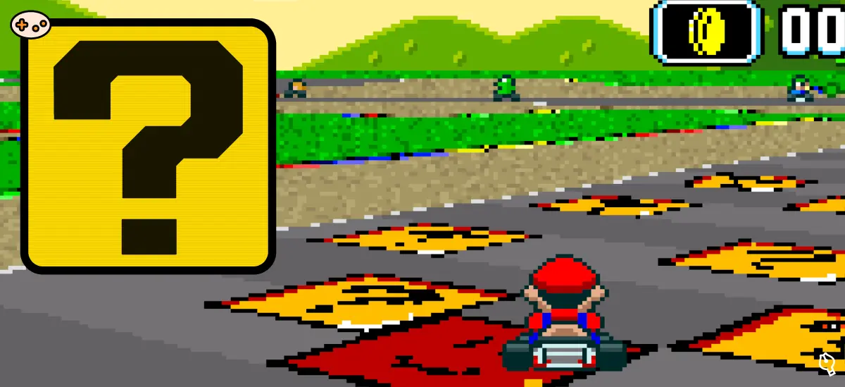 スーパーマリオカートのハテナブロック