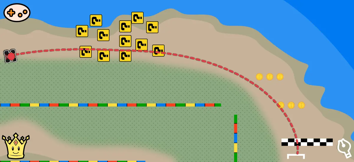 ノコノコビーチ2第一コーナー攻略ポイント