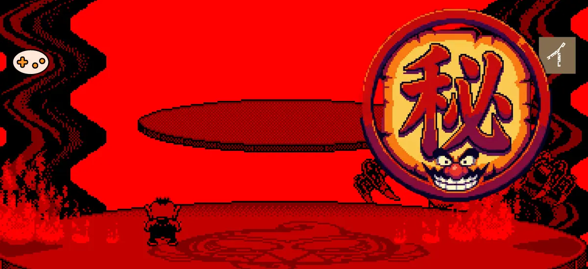 デーモンヘッドの弱点は鼻。ジャンプ台で移動中に鼻に体当たりしてダメージを与える