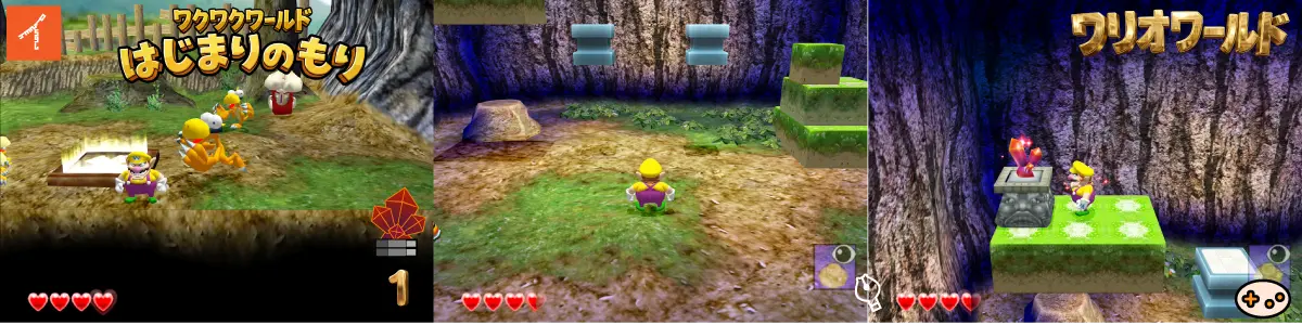 はじまりのもりの木の扉1ゲームスクリーンショット3点