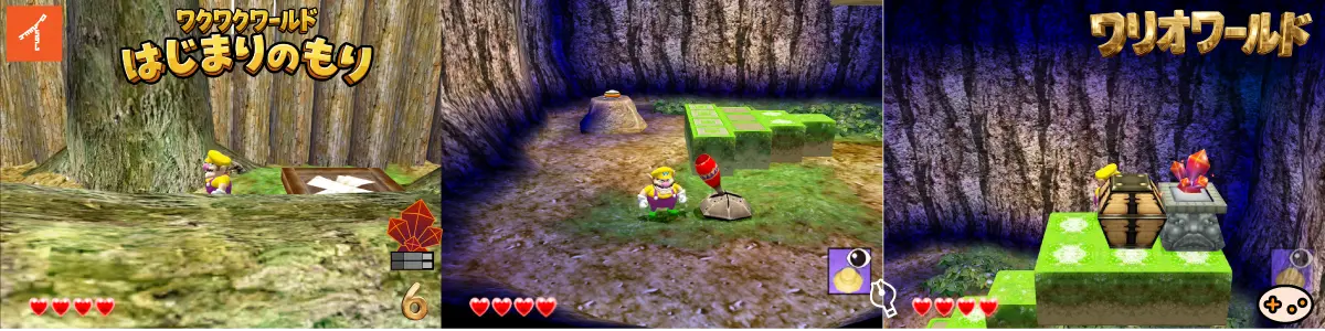 はじまりのもりの木の扉6ゲームスクリーンショット3点