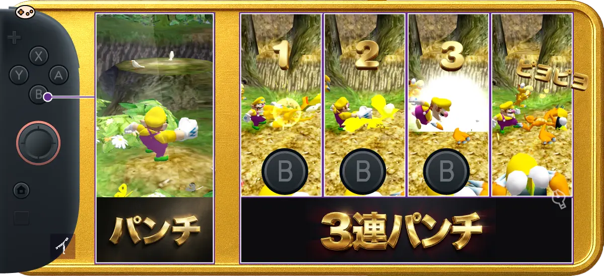 パンチの出し方 3ステップ図解