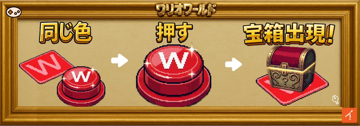 ワリオワールドのお宝の出し方