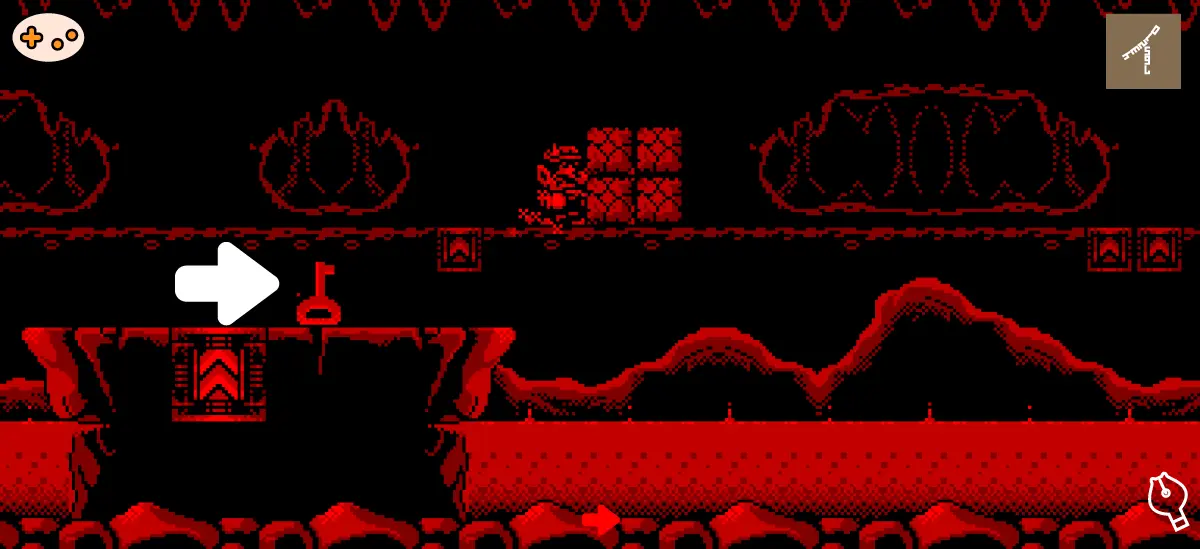 ステージ1 カギの場所スクショ