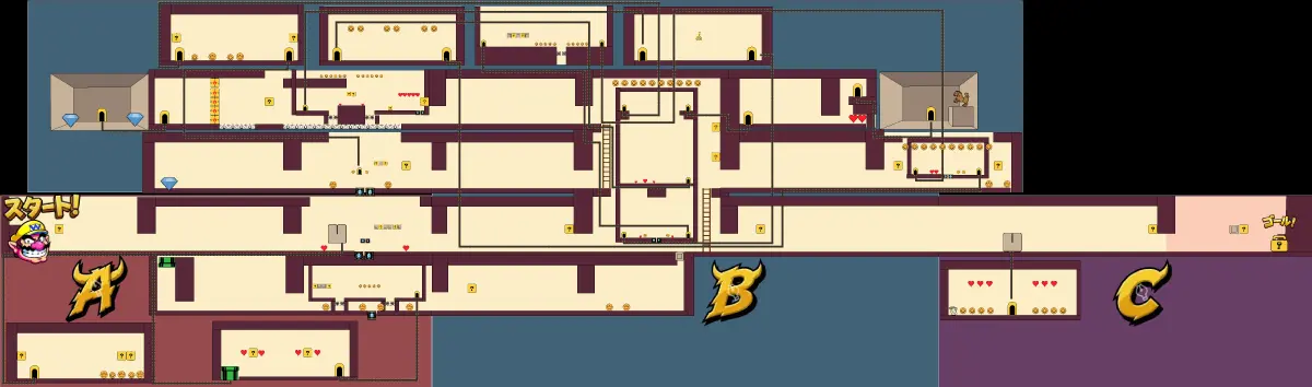 ステージ 10 ステージのマップ全体図